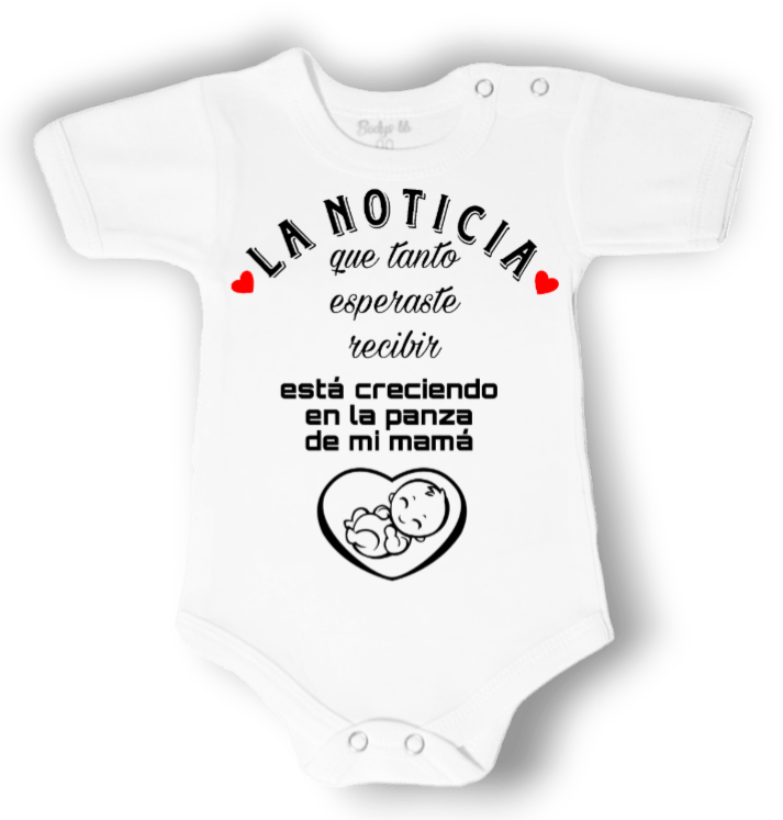 Body Para Bebe Madrina, Padrino, Abuelos, Tios Personalizado